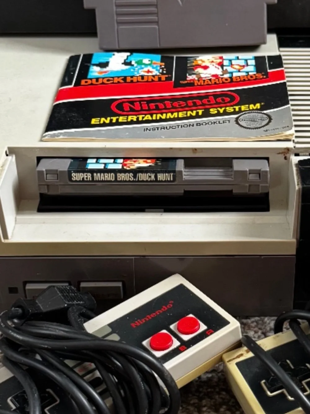 Nintendo Classic NES Console with Controllers - Gray and Black